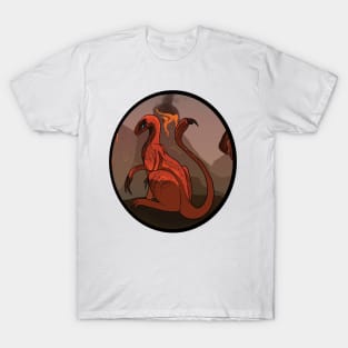 Fire Spirit Dragon :: Dragons and Dinosaurs T-Shirt